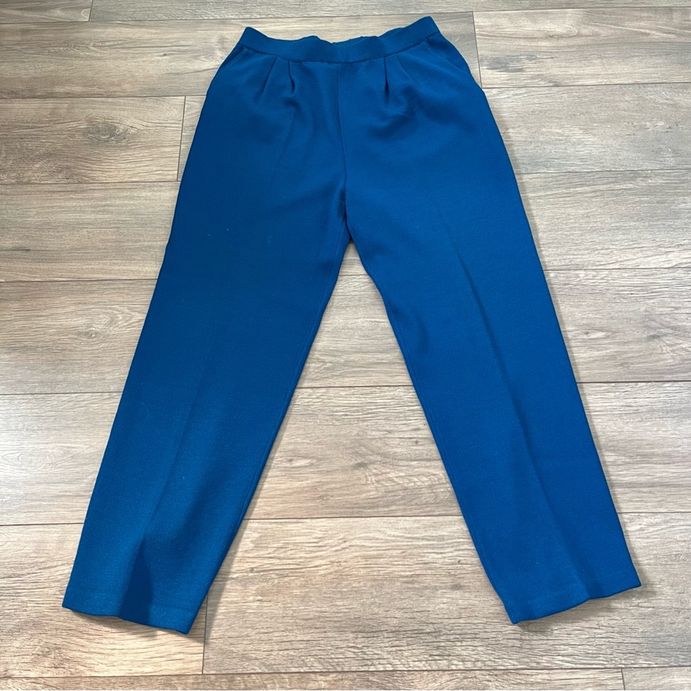 St. John teal pants size 12